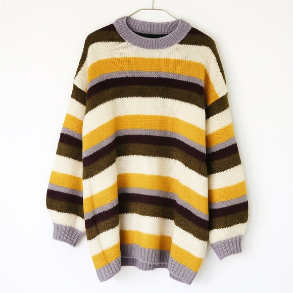 TOPSHOP Stripe Sweater - Picture 1 of 9